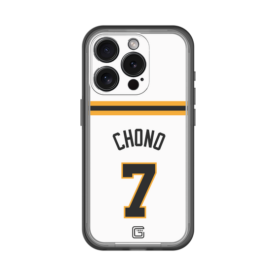 スリムプロテクションプレミアムケース［ 読売ジャイアンツ - #7 CHONO - ホーム ］