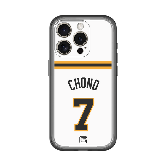 スリムプロテクションプレミアムケース［ 読売ジャイアンツ - #7 CHONO - ホーム ］