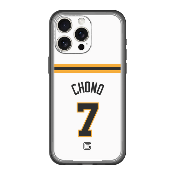 スリムプロテクションプレミアムケース［ 読売ジャイアンツ - #7 CHONO - ホーム ］