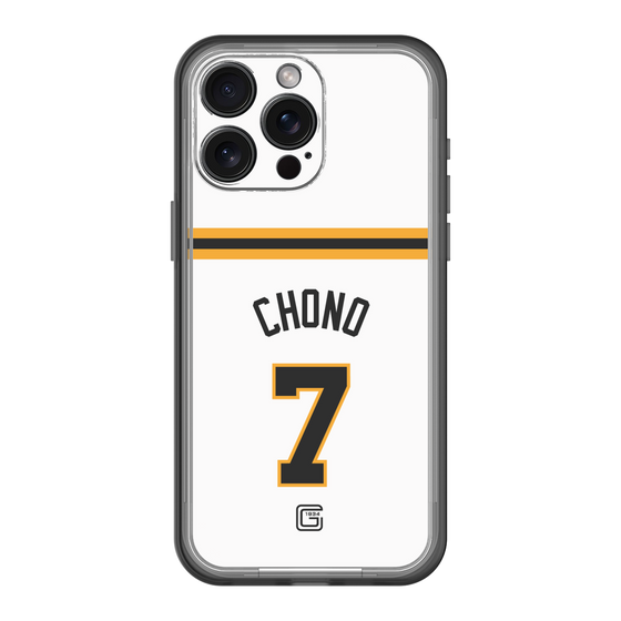 スリムプロテクションプレミアムケース［ 読売ジャイアンツ - #7 CHONO - ホーム ］