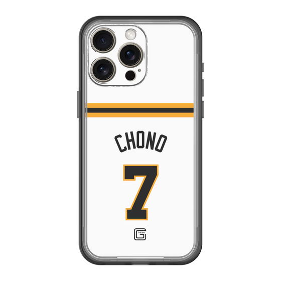スリムプロテクションプレミアムケース［ 読売ジャイアンツ - #7 CHONO - ホーム ］