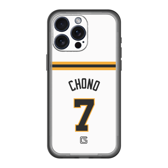 スリムプロテクションプレミアムケース［ 読売ジャイアンツ - #7 CHONO - ホーム ］