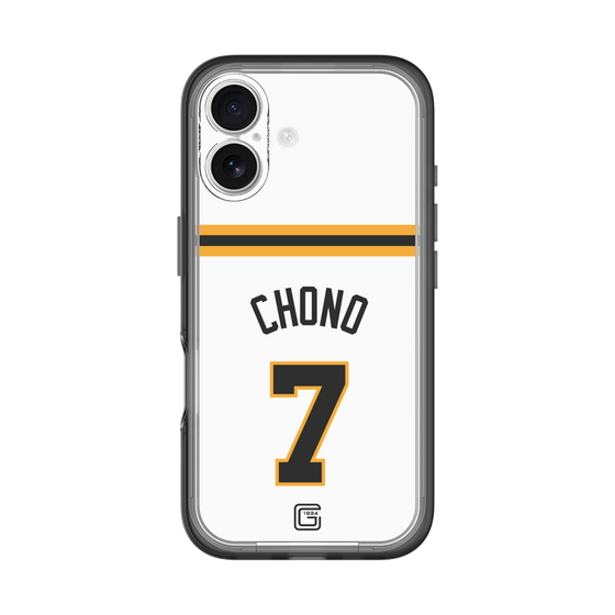 スリムプロテクションプレミアムケース［ 読売ジャイアンツ - #7 CHONO - ホーム ］