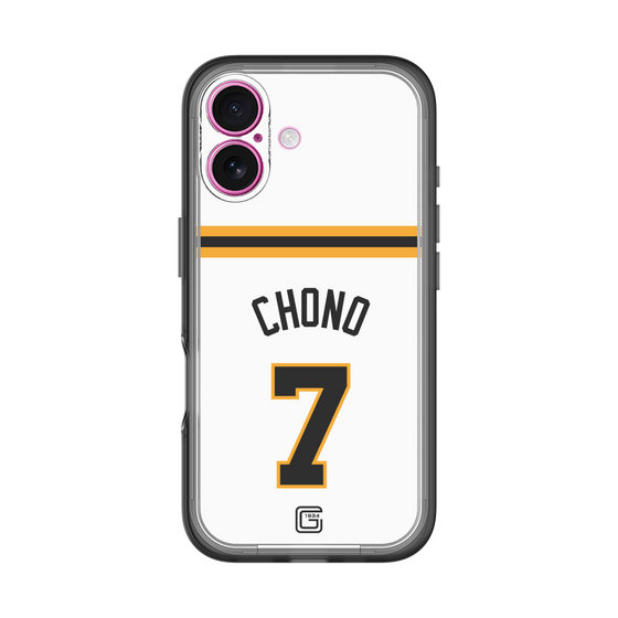 スリムプロテクションプレミアムケース［ 読売ジャイアンツ - #7 CHONO - ホーム ］