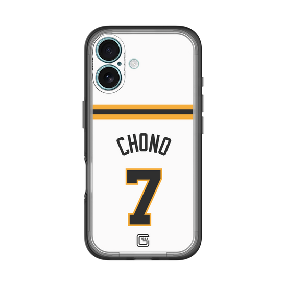スリムプロテクションプレミアムケース［ 読売ジャイアンツ - #7 CHONO - ホーム ］