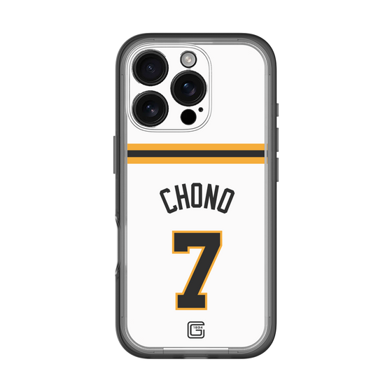 スリムプロテクションプレミアムケース［ 読売ジャイアンツ - #7 CHONO - ホーム ］