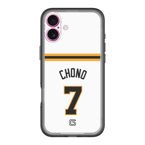 スリムプロテクションプレミアムケース［ 読売ジャイアンツ - #7 CHONO - ホーム ］
