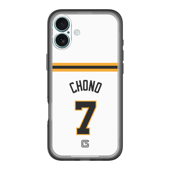 スリムプロテクションプレミアムケース［ 読売ジャイアンツ - #7 CHONO - ホーム ］