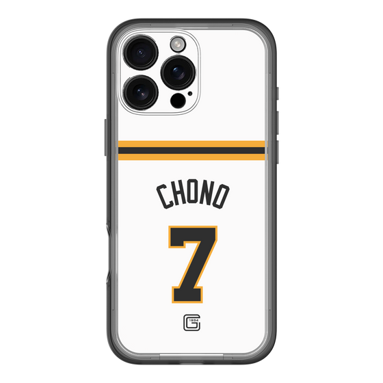 スリムプロテクションプレミアムケース［ 読売ジャイアンツ - #7 CHONO - ホーム ］
