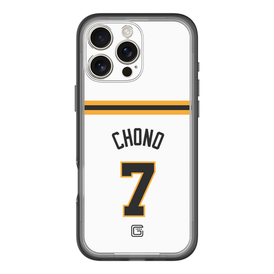 スリムプロテクションプレミアムケース［ 読売ジャイアンツ - #7 CHONO - ホーム ］
