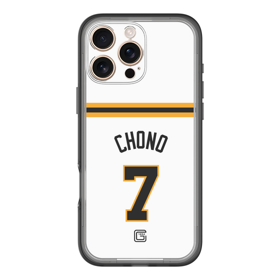 スリムプロテクションプレミアムケース［ 読売ジャイアンツ - #7 CHONO - ホーム ］