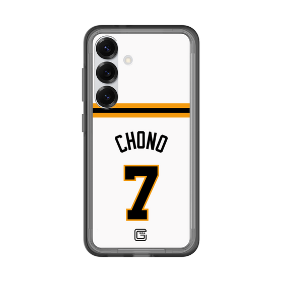 スリムプロテクションプレミアムケース［ 読売ジャイアンツ - #7 CHONO - ホーム ］