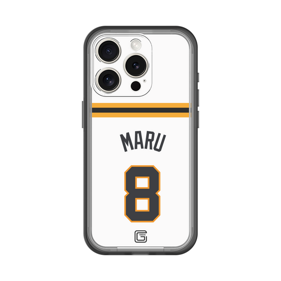 スリムプロテクションプレミアムケース［ 読売ジャイアンツ - #8 MARU - ホーム ］