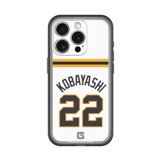 スリムプロテクションプレミアムケース［ 読売ジャイアンツ - #22 KOBAYASHI - ホーム ］