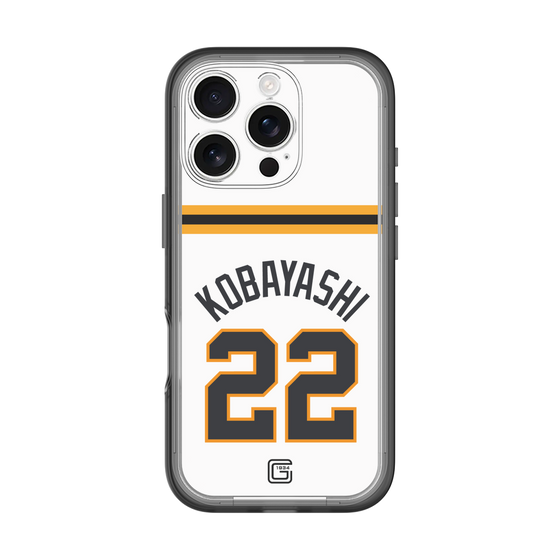 スリムプロテクションプレミアムケース［ 読売ジャイアンツ - #22 KOBAYASHI - ホーム ］
