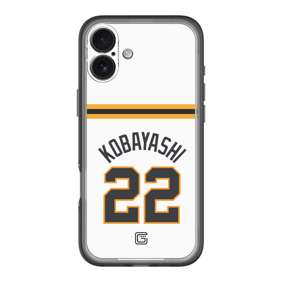 スリムプロテクションプレミアムケース［ 読売ジャイアンツ - #22 KOBAYASHI - ホーム ］