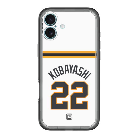 スリムプロテクションプレミアムケース［ 読売ジャイアンツ - #22 KOBAYASHI - ホーム ］