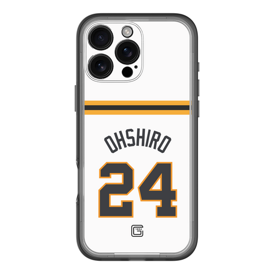 スリムプロテクションプレミアムケース［ 読売ジャイアンツ - #24 OHSHIRO - ホーム ］