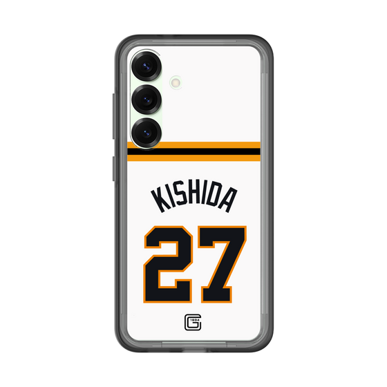 スリムプロテクションプレミアムケース［ 読売ジャイアンツ - #27 KISHIDA - ホーム ］