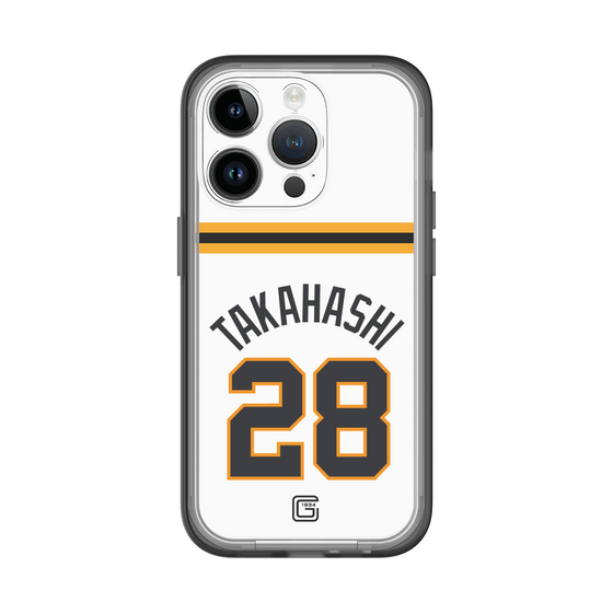 スリムプロテクションプレミアムケース［ 読売ジャイアンツ - #28 TAKAHASHI - ホーム ］