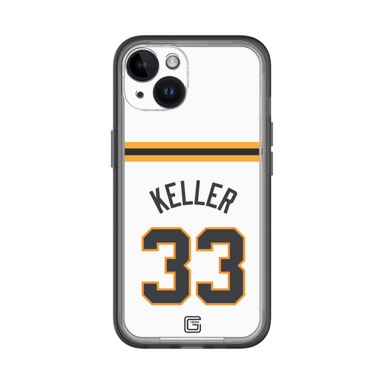 スリムプロテクションプレミアムケース［ 読売ジャイアンツ - #33 KELLER - ホーム ］