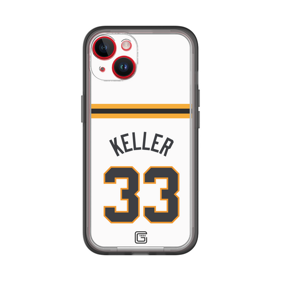 スリムプロテクションプレミアムケース［ 読売ジャイアンツ - #33 KELLER - ホーム ］