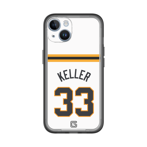 スリムプロテクションプレミアムケース［ 読売ジャイアンツ - #33 KELLER - ホーム ］