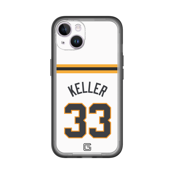 スリムプロテクションプレミアムケース［ 読売ジャイアンツ - #33 KELLER - ホーム ］
