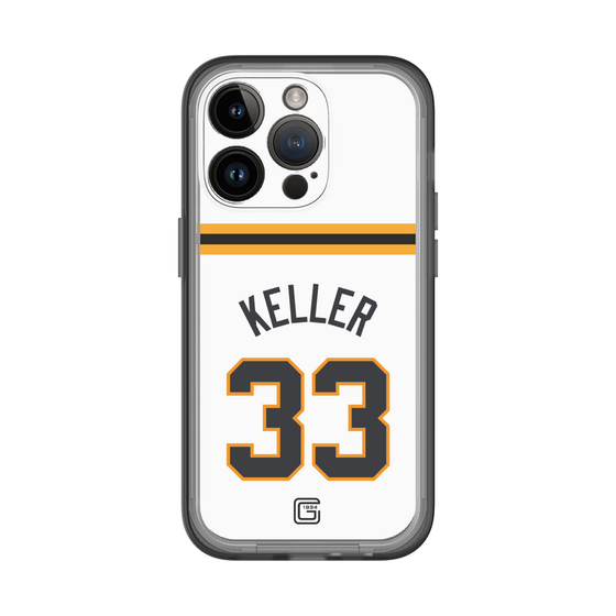 スリムプロテクションプレミアムケース［ 読売ジャイアンツ - #33 KELLER - ホーム ］