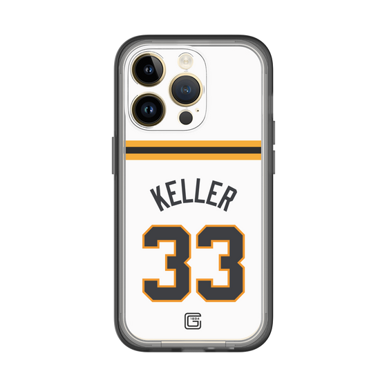 スリムプロテクションプレミアムケース［ 読売ジャイアンツ - #33 KELLER - ホーム ］