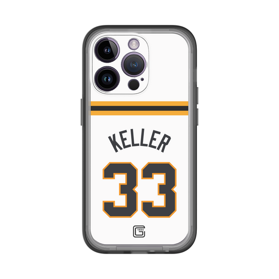 スリムプロテクションプレミアムケース［ 読売ジャイアンツ - #33 KELLER - ホーム ］