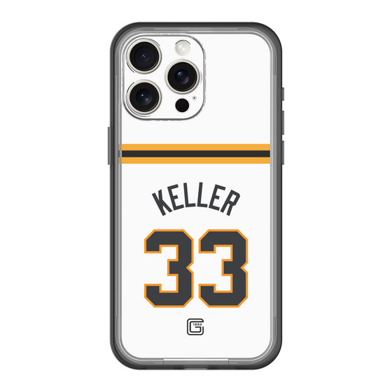 スリムプロテクションプレミアムケース［ 読売ジャイアンツ - #33 KELLER - ホーム ］