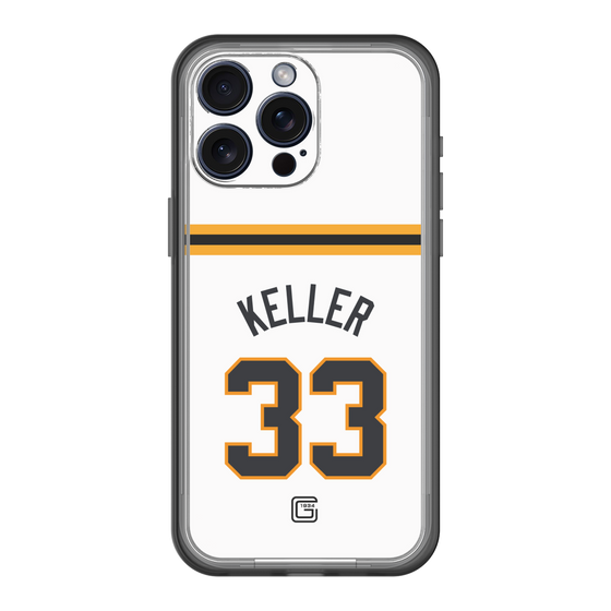 スリムプロテクションプレミアムケース［ 読売ジャイアンツ - #33 KELLER - ホーム ］