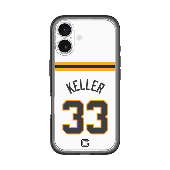 スリムプロテクションプレミアムケース［ 読売ジャイアンツ - #33 KELLER - ホーム ］