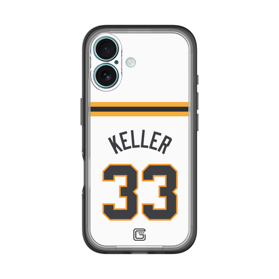スリムプロテクションプレミアムケース［ 読売ジャイアンツ - #33 KELLER - ホーム ］