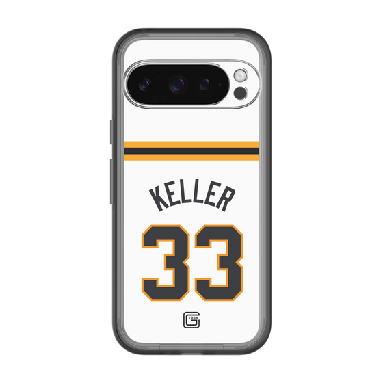 スリムプロテクションプレミアムケース［ 読売ジャイアンツ - #33 KELLER - ホーム ］