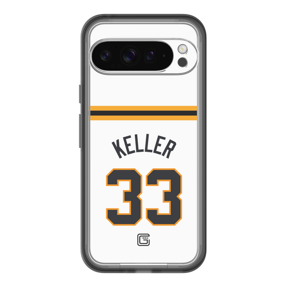 スリムプロテクションプレミアムケース［ 読売ジャイアンツ - #33 KELLER - ホーム ］