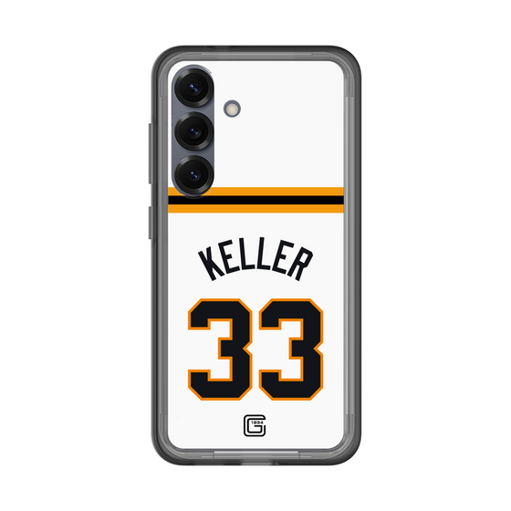 スリムプロテクションプレミアムケース［ 読売ジャイアンツ - #33 KELLER - ホーム ］