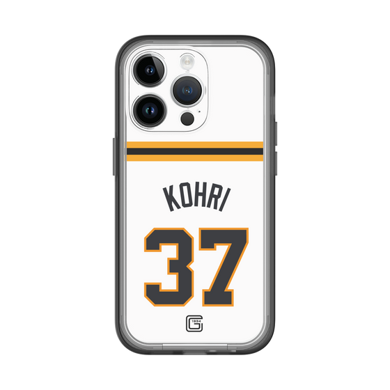 スリムプロテクションプレミアムケース［ 読売ジャイアンツ - #37 KOHRI - ホーム ］