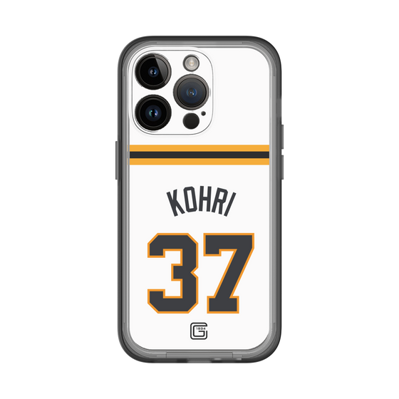 スリムプロテクションプレミアムケース［ 読売ジャイアンツ - #37 KOHRI - ホーム ］