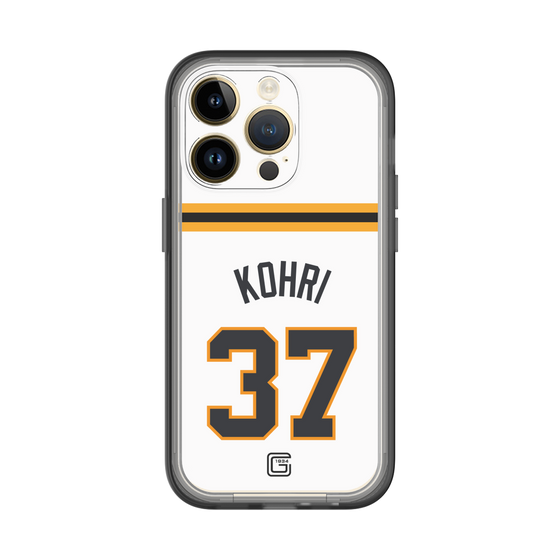 スリムプロテクションプレミアムケース［ 読売ジャイアンツ - #37 KOHRI - ホーム ］