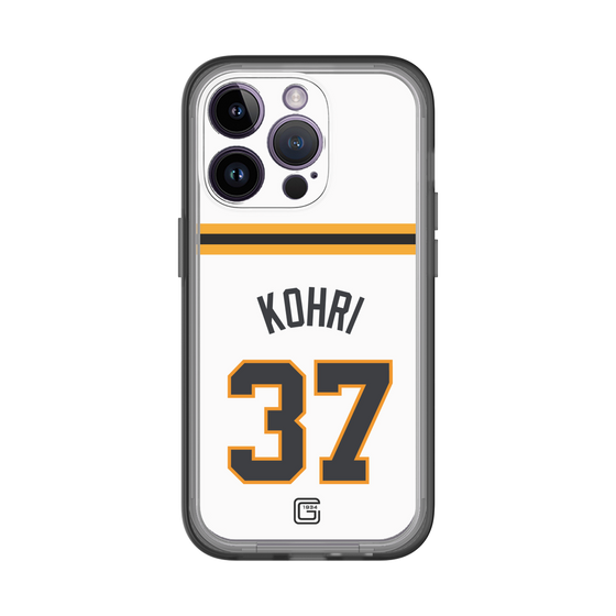 スリムプロテクションプレミアムケース［ 読売ジャイアンツ - #37 KOHRI - ホーム ］