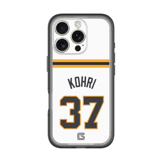 スリムプロテクションプレミアムケース［ 読売ジャイアンツ - #37 KOHRI - ホーム ］