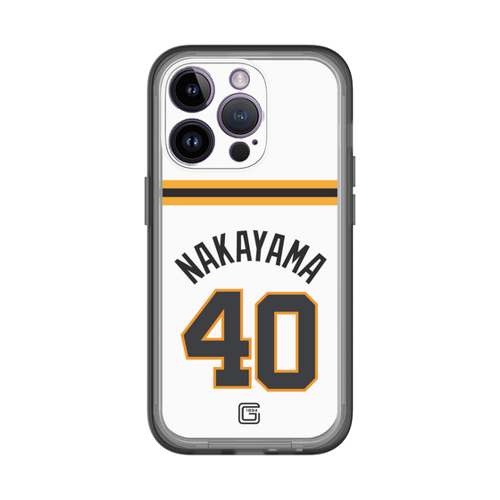 スリムプロテクションプレミアムケース［ 読売ジャイアンツ - #40 NAKAYAMA - ホーム ］