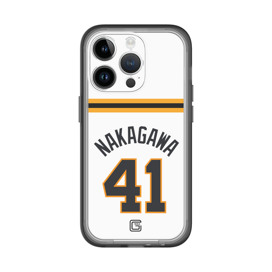 スリムプロテクションプレミアムケース［ 読売ジャイアンツ - #41 NAKAGAWA - ホーム ］