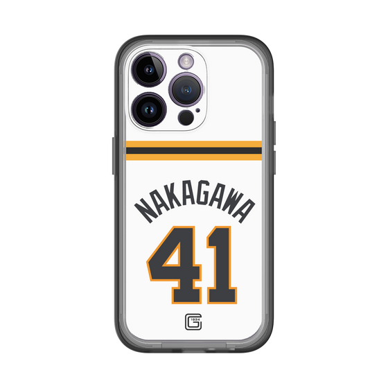 スリムプロテクションプレミアムケース［ 読売ジャイアンツ - #41 NAKAGAWA - ホーム ］