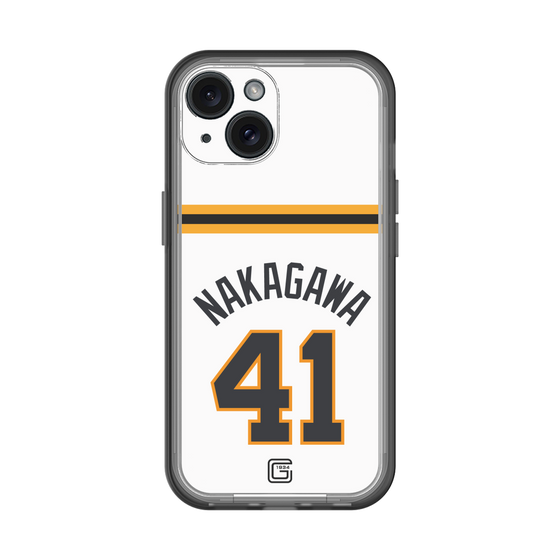 スリムプロテクションプレミアムケース［ 読売ジャイアンツ - #41 NAKAGAWA - ホーム ］