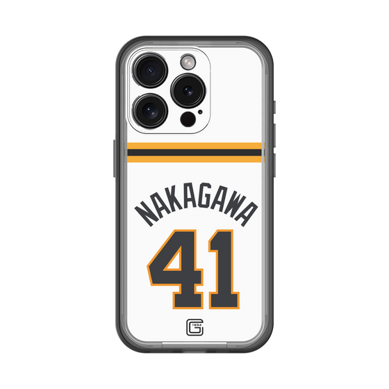 スリムプロテクションプレミアムケース［ 読売ジャイアンツ - #41 NAKAGAWA - ホーム ］