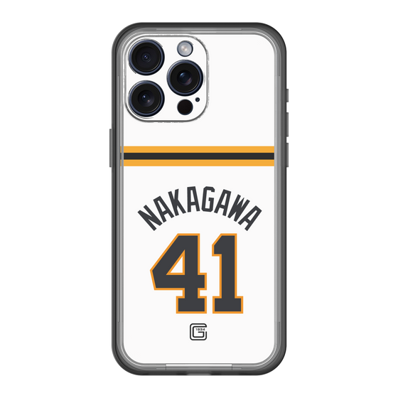 スリムプロテクションプレミアムケース［ 読売ジャイアンツ - #41 NAKAGAWA - ホーム ］