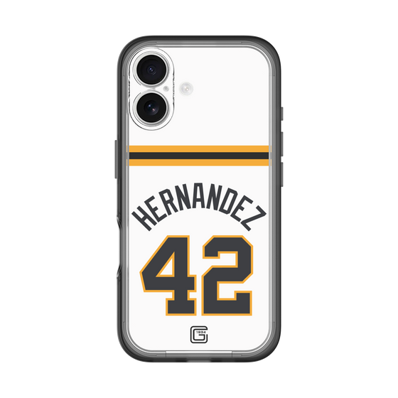 スリムプロテクションプレミアムケース［ 読売ジャイアンツ - #42 HERNANDEZ - ホーム ］